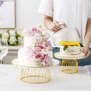 Transparent Glass Cover Cake Tray